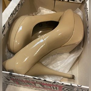 Women’s size 12 Brash 5.5 inch nude color stiletto heels. Worn once.